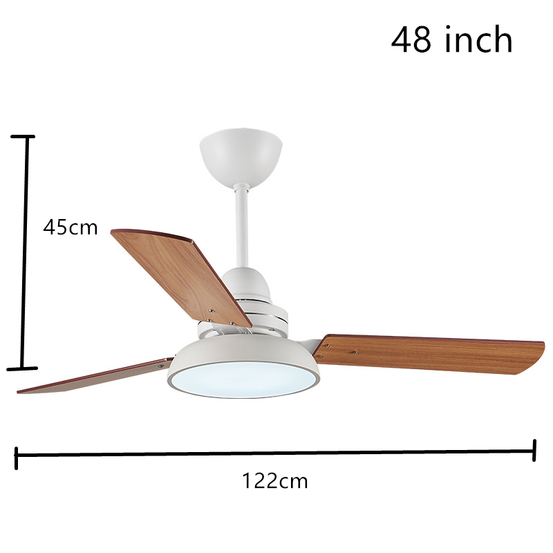wooden fans with lights modern led ceiling fan light with remote control 42 inch 48 inch for home lamp indoor living room