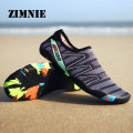 ZIMNIE Summer Outdoor Water Shoes Breathable Creek Beach Quick Dry Wading Upstream Non-Slip Ligh Fishing Net Water Shoes Men