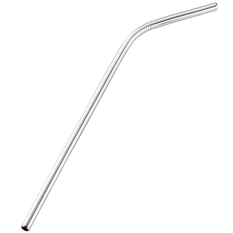 Nordic Colorful 304 Stainless Steel Drinking Straws Reusable Bent Metal Straw High Quality Tube Office Bar Drinkware Accessories
