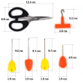 MNFT Fishing Tackle Tool Kit Combo Bait Needle Fishing Scissor Load Rig Puller Drill Puller Stringer T-handle Knot Puller