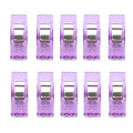 10Pcs Colorful Sewing Garment Clips Craft Quilt Binding Sewing Clips Wonder Sweater Cardigan Suspender Plastic Clamps