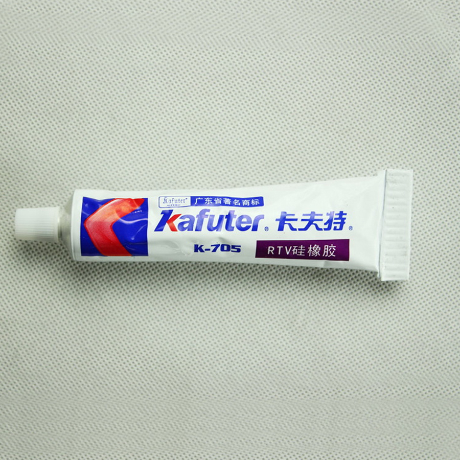 Kafuter K-704 705 704B RTV Silicone Rubber Electronic Glue Sealant White balck Transparent Silicone Organosilicon Adhesive Glue
