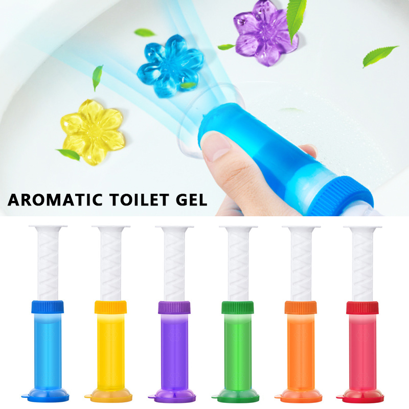 Flower Aromatic Toilet Gel Toilet Deodorant Cleaner Toilet Fragrance Remove Odors Household Cleaning Chemicals Toilet Cleaner