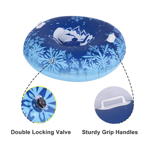 Flexible 47 Inch Round inflatable snow tube for Sale, Offer Flexible 47 Inch Round inflatable snow tube