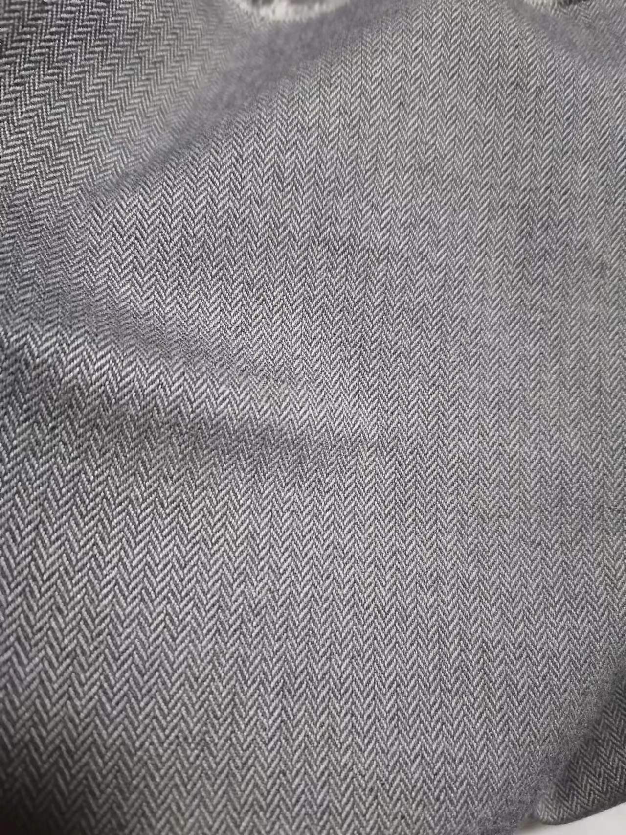 TR spandex yarn dyed herringbone fabric 3