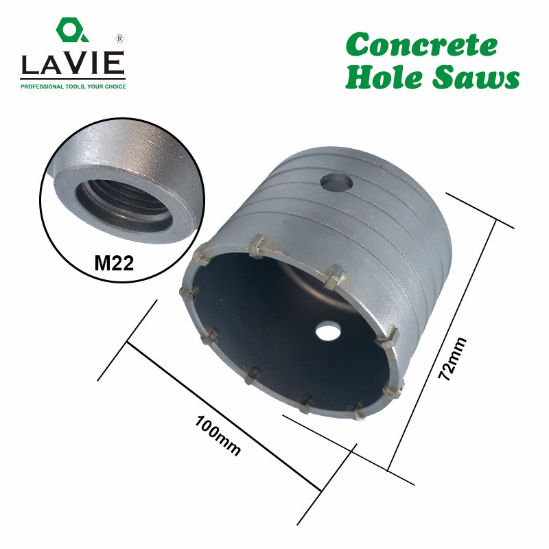 1 set SDS PLUS Concrete Hole Saw Electric Hollow Core Drill Bit 100mm Shank 110mm Cement Stone Wall Air Conditioner Alloy Blade