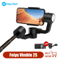 FeiyuTech Vimble 2s 3-Axis Handheld Gimbal Stabilizer extensionable Smartphone Gimbal for selfie Video Vlog for iPhone Android