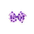 dot polyester ribbon bow clips hair accessory