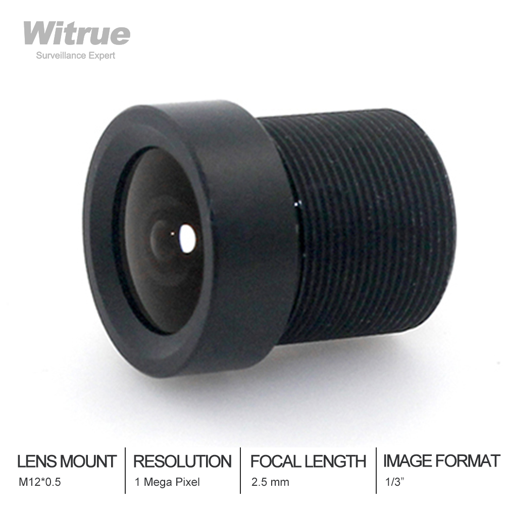 cctv lens 2.5mm M12 Mount 1/3" F2.0 138 degree for security camera