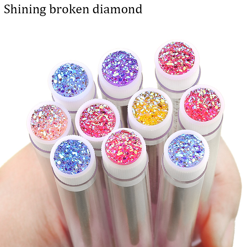 NEW Eyelash Extender Disposable Eyebrow Brush Separate Tube Design Charming Diamond Bottom Mascara Stick Applicator