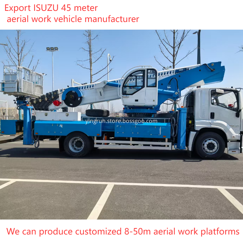 Isuzu 45m aerial work platform