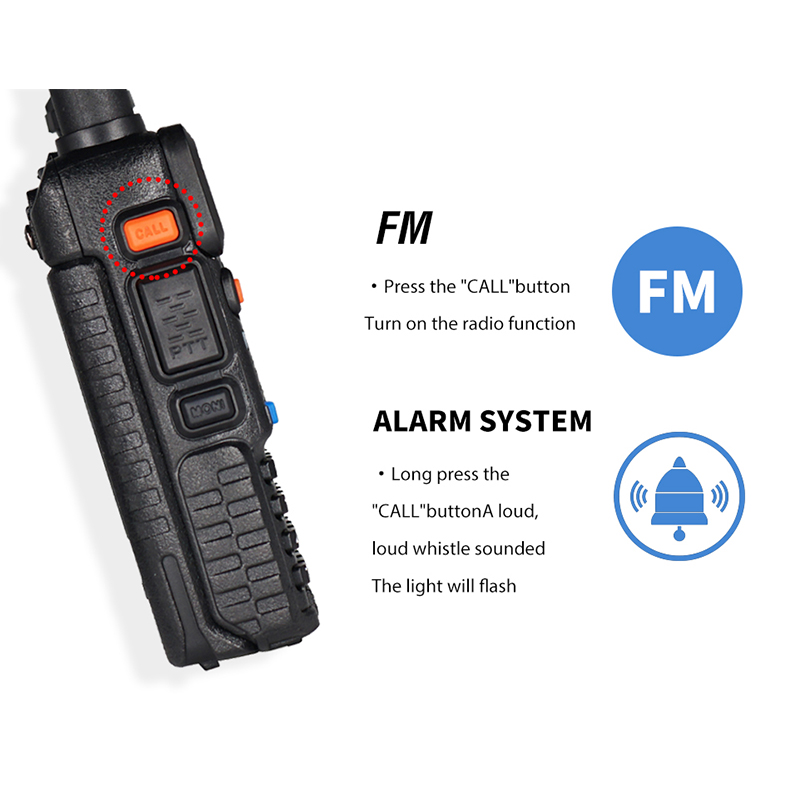 3/4 Units 8W Baofeng UV-5R Walkie Talkie UV5R Dual Band FM Transceiver UV 5R Amateur 10KM Hunting Ham Radio Transmitter Intercom