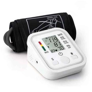 Tonometer Automatic Digital Arm Blood Pressure Monitor Sphygmomanometer Pressure Gauge Meter for Measuring Arterial Pressure