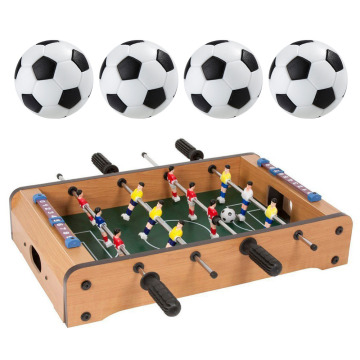 Liplasting Brand Plastic 4pcs 32mm Soccer Table Foosball Football Fussball Indoor Black+White Sports Toys Entertainment Party