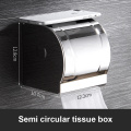 Circular tissue box