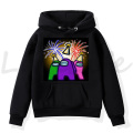 Game Among Us Children Harajuku Hoodie Boys Girls Kawaii Winter Warm Sweatshirt Impostor Graphic Hoody Kids Anime Clothing