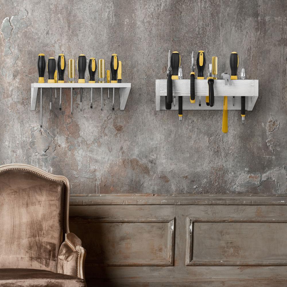 Wood Wall Mounted Hammers Organizers and Storage