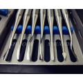 7 Pcs Set Dental Implant Instrument Stainless Steel Luxating Root Elevator with Case Dentist Instruments Tool Teeth Extraction
