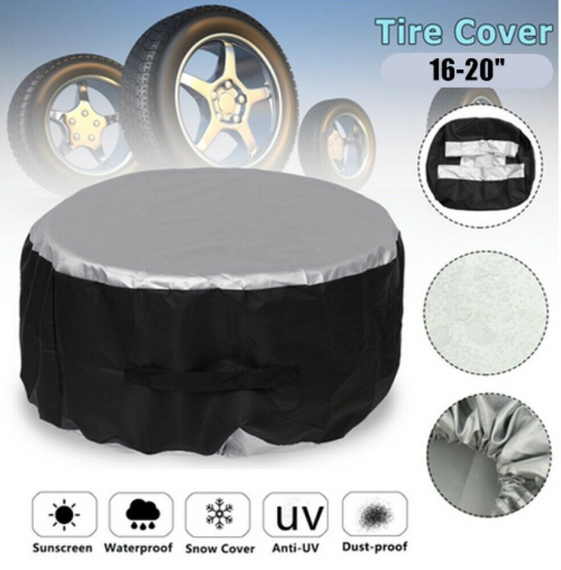 1Pcs Universal 13-19 16-20inch Car SUV Tire Cover Case Spare Tire Wheel Bag Tyre Spare Storage Tote Polyester Oxford Cloth