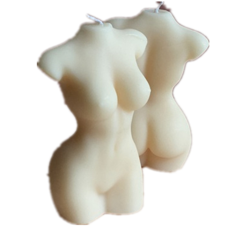 Soy Wax Female Bust Candle Vegan Goddess Candle Female Torso Soy Wax Candle W18