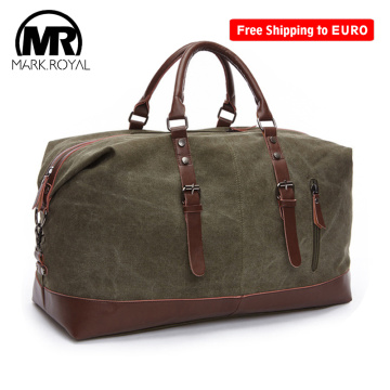 MARKROYAL Mens Duffel Canvas Bags Overnight Travel Bags Large Capacity Luggage Wild Bag Leisure Handbags Shoulder Bags