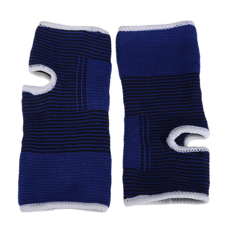 1 Pair Ankle Support Ankle Brace Ankle Protection Elastic Ankle Protector Soft Breathable Blue Sports Safety Accessories