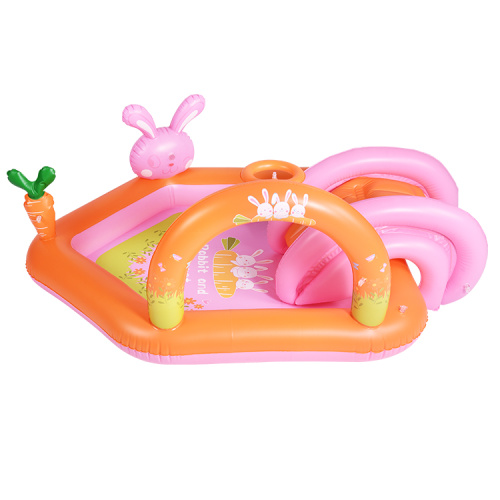 Custom rabbit theme slide inflatable pool kids pool for Sale, Offer Custom rabbit theme slide inflatable pool kids pool