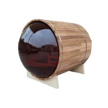 Solid Wood Outdoor Garden Panoramic Sauna