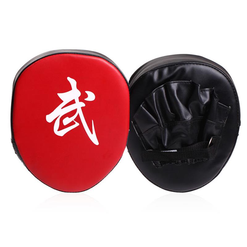 Black Red Boxing Gloves Pads for Muay Thai Kick Boxing MMA Training PU foam boxer target Pad hand target Pad