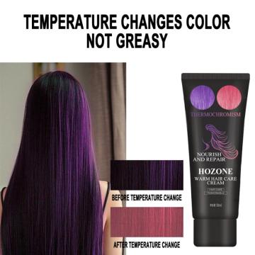 New 1Pc hair color Thermochromic Hair Dye Gentle Scalp Easily Change Hair Color Hair Dye Cream Beauty Hair 50ml TSLM1