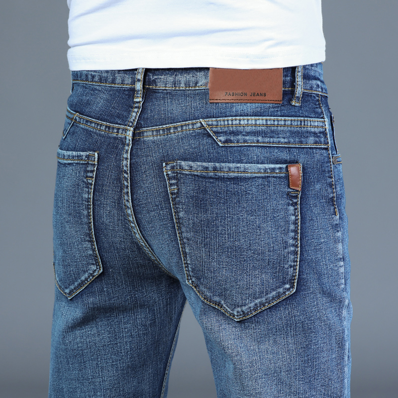 2020 Mens Jeans Fashion Straight Denim Pants Men Classic Casual Jeans Male Plus Size Denim Trousers Ripped Jeans for Men 28-40