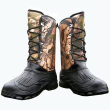 Winter Warm Anti-slip Fishing Waders Outdoor Camouflage Hunting Shoes Military Tactical Tactical Knee High Snow Boots Waterproof