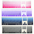 Gradient Keyboard Cover For Apple iMac G6 A1243 21.5 27 inch Desktop keyboards protective keypad cover Protector