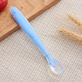 Baby Feeding Spoons Dishes Tableware Children Flatware Cutlery Spoon Silicone Temperature Sensing Patchwork Soup Ladle Tools