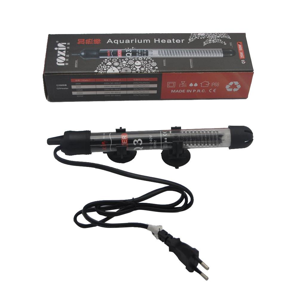 New 50~300W Aquarium Heater Rod Stainless Steel Adjustable degree Celsius to Control Temperature Heat water for Fish Tank