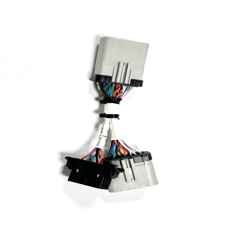 OBDII 16Pin Female Y Splitter Cable to OBD Male with 14Pin Connector, Diagnostic Adapter Harness