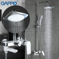 GAPPO Sanitary Ware Suite bathroom shower faucet bath shower mixer faucet taps rain shower head set waterfall bathtub faucet