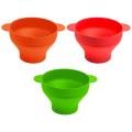 The Original Microwave Popcorn Maker Silicone Popcorn Bucket Bowl With Lid Foldable Red High Temperature Large Kitchen Easy Tool