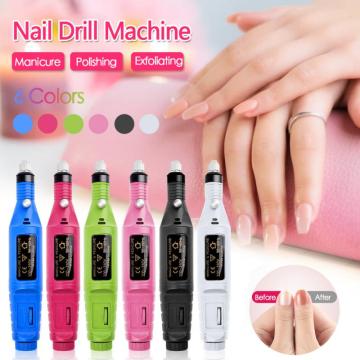 USB Charging Electric Nail Drill Machine Polish Grinding Nail File Drill Manicure remove dead skin Nail care Pedicure Equipment