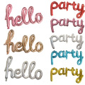 NEW Hello Party Letters Foil Balloons Wedding Happy Birthday Party Decoration Kids Alphabet Air Balloons Baby Shower Supplies