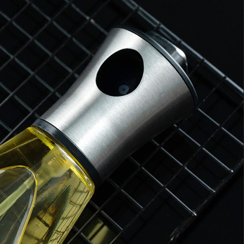 200ml Olive Oil Spray Bottle Glass Oil Vinegar Spray Bottles Water Pump Gravy Boats Grill Sprayer Kitchen Tools For BBQ Cooking