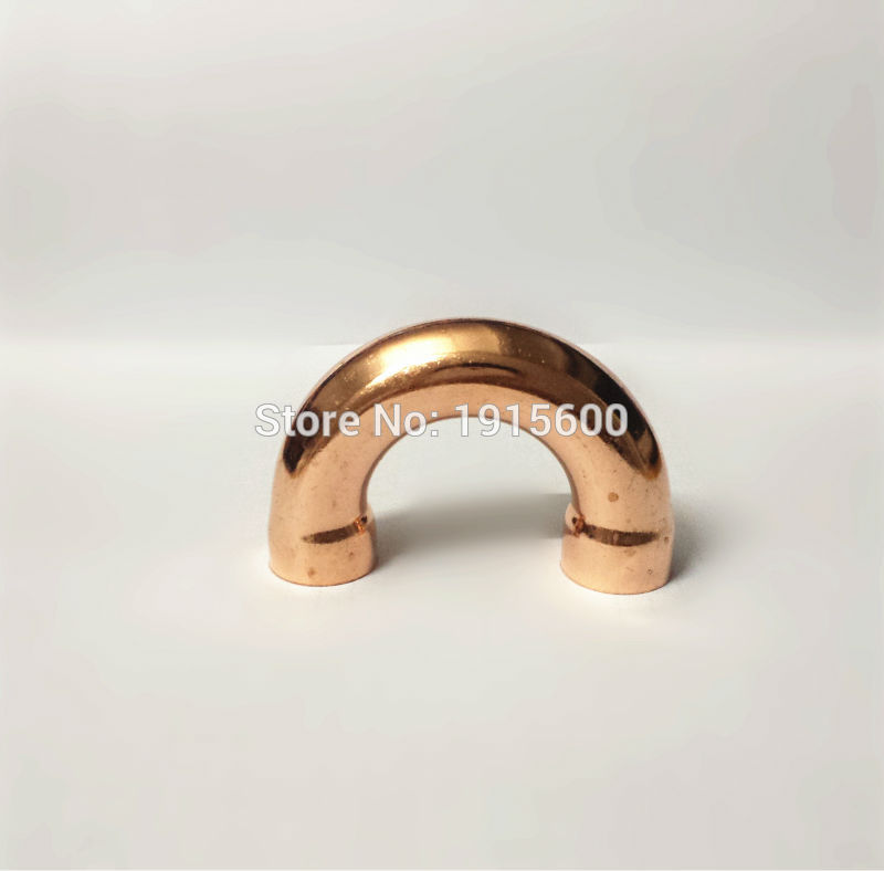 3/8 " 9.52mm 180 degree Return Bend C X C copper elbow brass fitting refrigeration parts air condition fittings pipe fitting