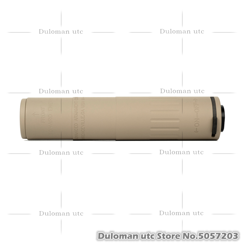 Duloman utc AAC M4-2000 556-SD Masada MK18 Airsoft Silence Full Metal Sound Suppresso w/ 14mm CCW QD 51T Comp Barre Extension