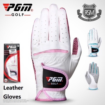 1 Pair Women'S Golf Gloves Slip-Resistant Granules Microfiber Sheepskin Gloves Sunscreen Breathable Left/Right Hand Mittens
