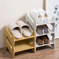 Stackable Shoe Storage Shelf Nordic Simple Shoe Rack Home Plastic Shoe Cabinet Layered Organizers Racks