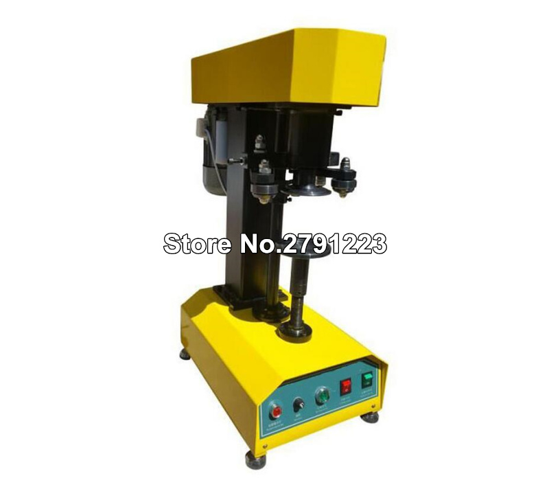 Electric desktop sealer for cans plastic/paper cans automatic container capping machine 85mm Dried Fruit Tin Can Sealing Machine