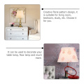 1Pc Lamp Shade Floral Lampshade Floor Light Dust Cover Flower Lamp Chimney