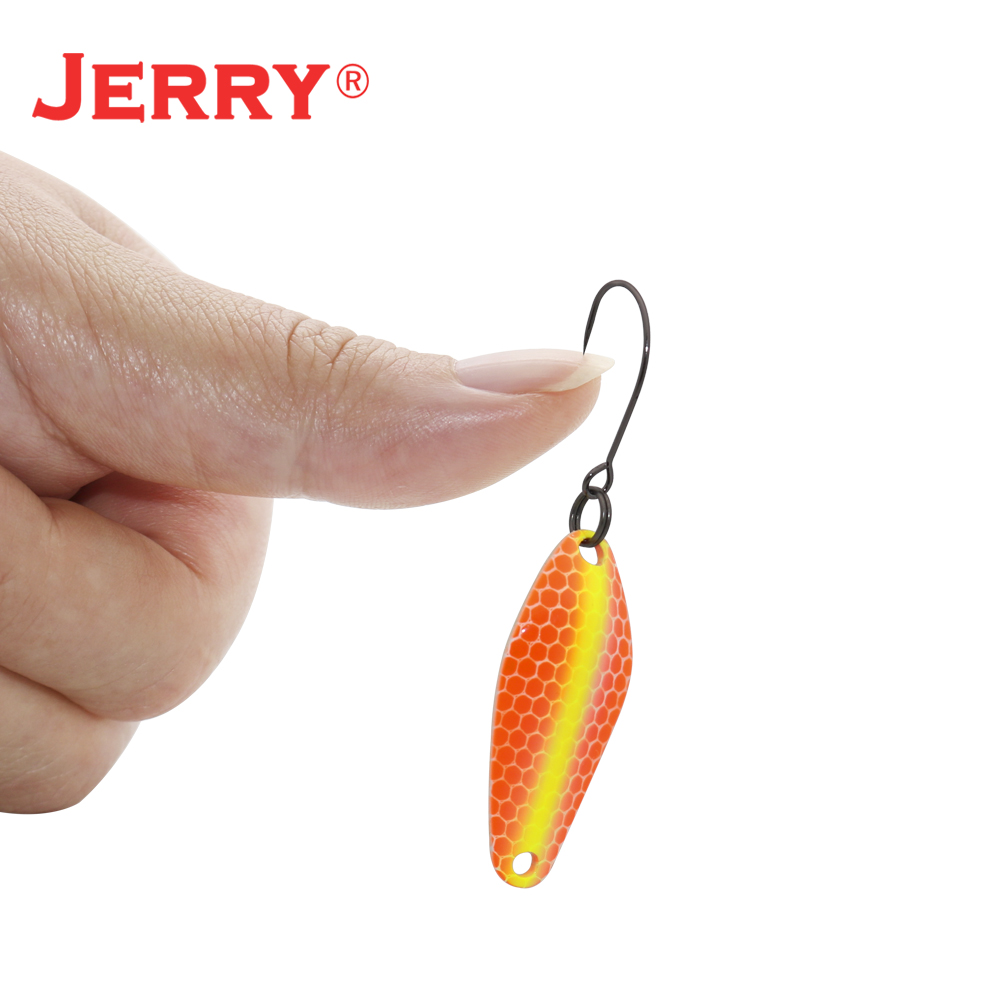 Jerry Draco Micro Fishing Spoon Trout Lures UL UV Colors Ultralight Fishing Tackle Freshwater Artificial Bait