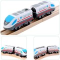 Wooden Fence Alloy Battery Powered Locomotive Children Toys Gordon Front Compartment Train Children Kids Baby Toys Present
