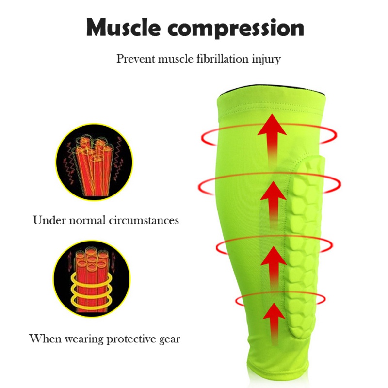Football Shin Guards Protective Soccer Pads Holders Leg Sleeves Basketball Training Sports Protector Gear Adult Teenager 1PCSN